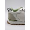 Gloria vert & argent - Baskets lacets VANESSA WU Femme