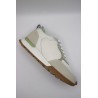Gloria vert & argent - Baskets lacets VANESSA WU Femme