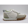 Gloria vert & argent - Baskets lacets VANESSA WU Femme