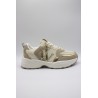 Baskets femme beige et or Vanessa Wu Jillian BK2811