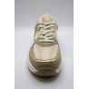 Baskets femme beige et or Vanessa Wu Jillian BK2811