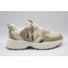 Baskets femme beige et or Vanessa Wu Jillian BK2811